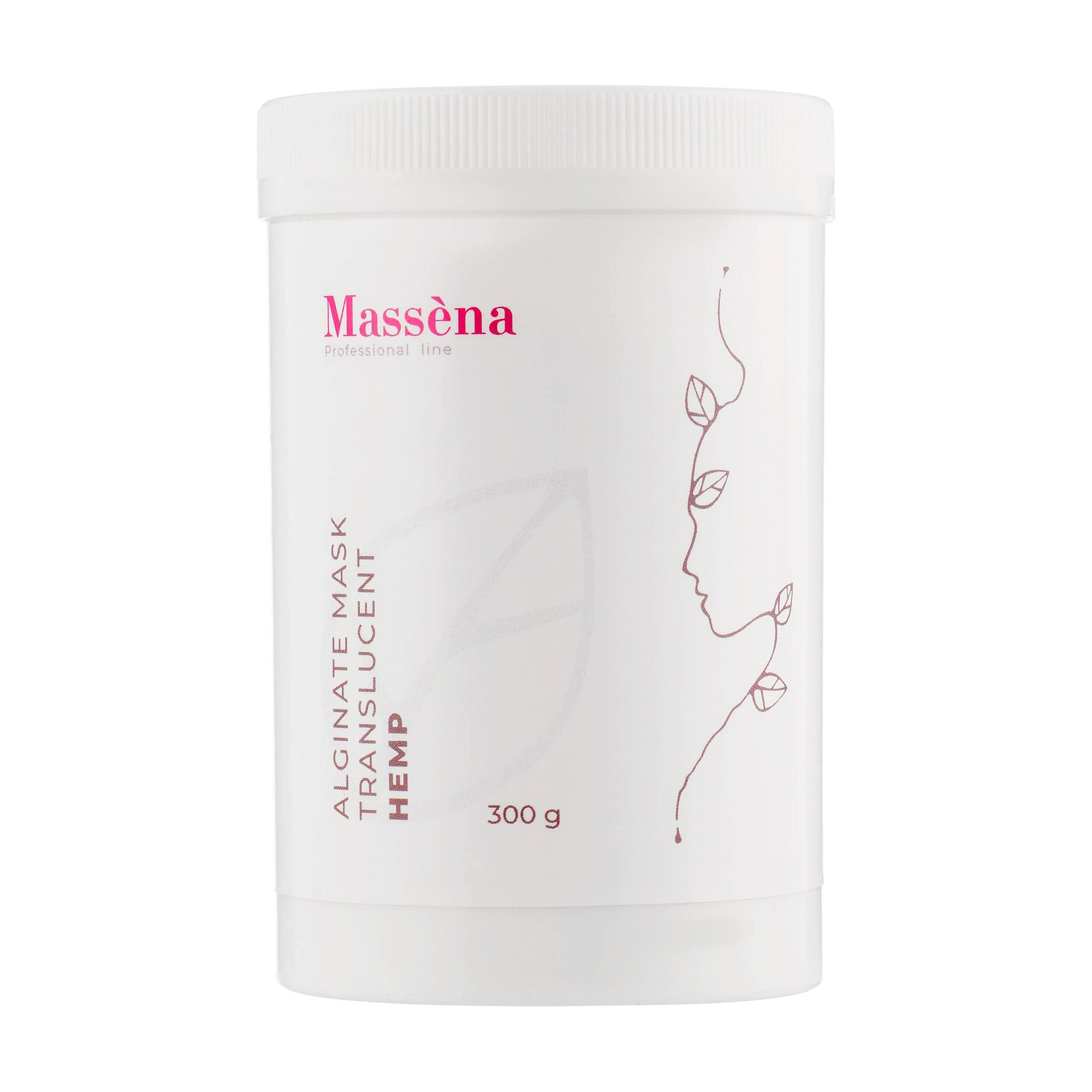 Альгінатна маска для обличчя Massena Alginate Mask Translucent Hemp, 300 г