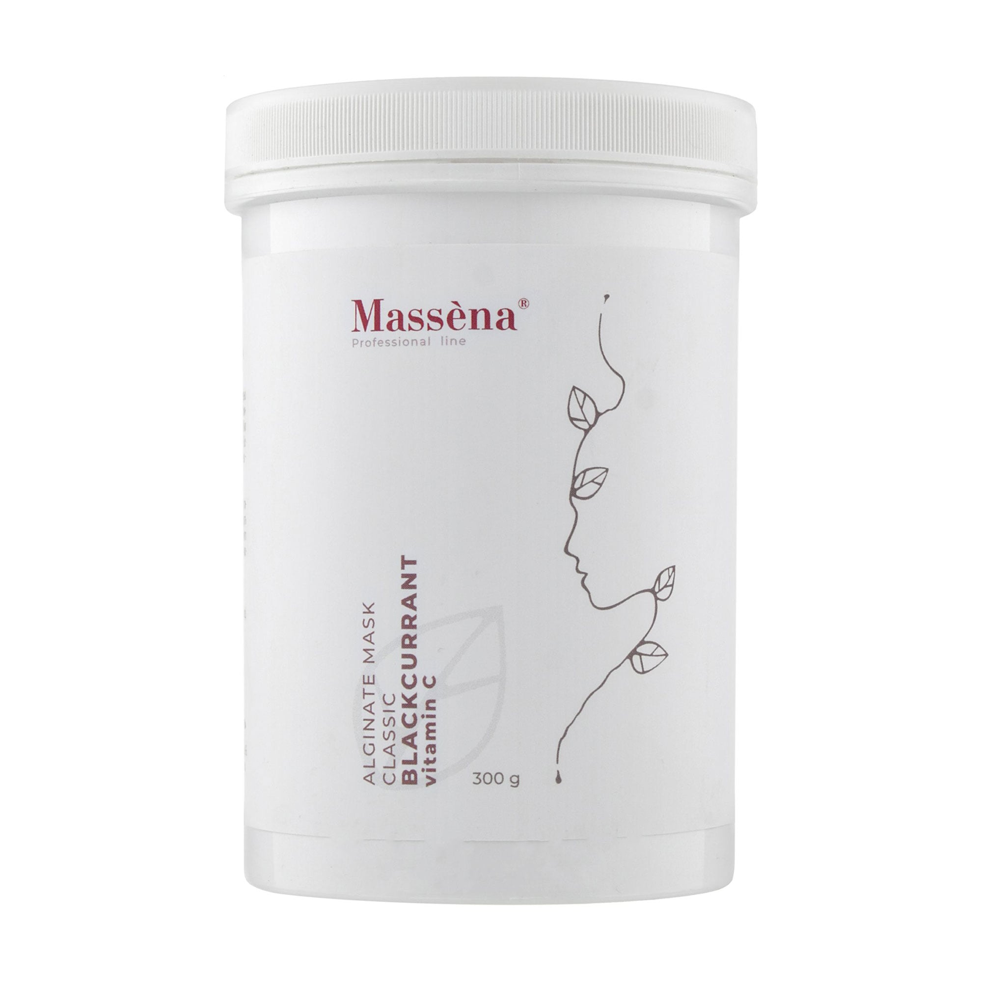 Альгінатна маска для обличчя Massena Alginate Mask Classic Blackurrant Vitamin C, 300 г